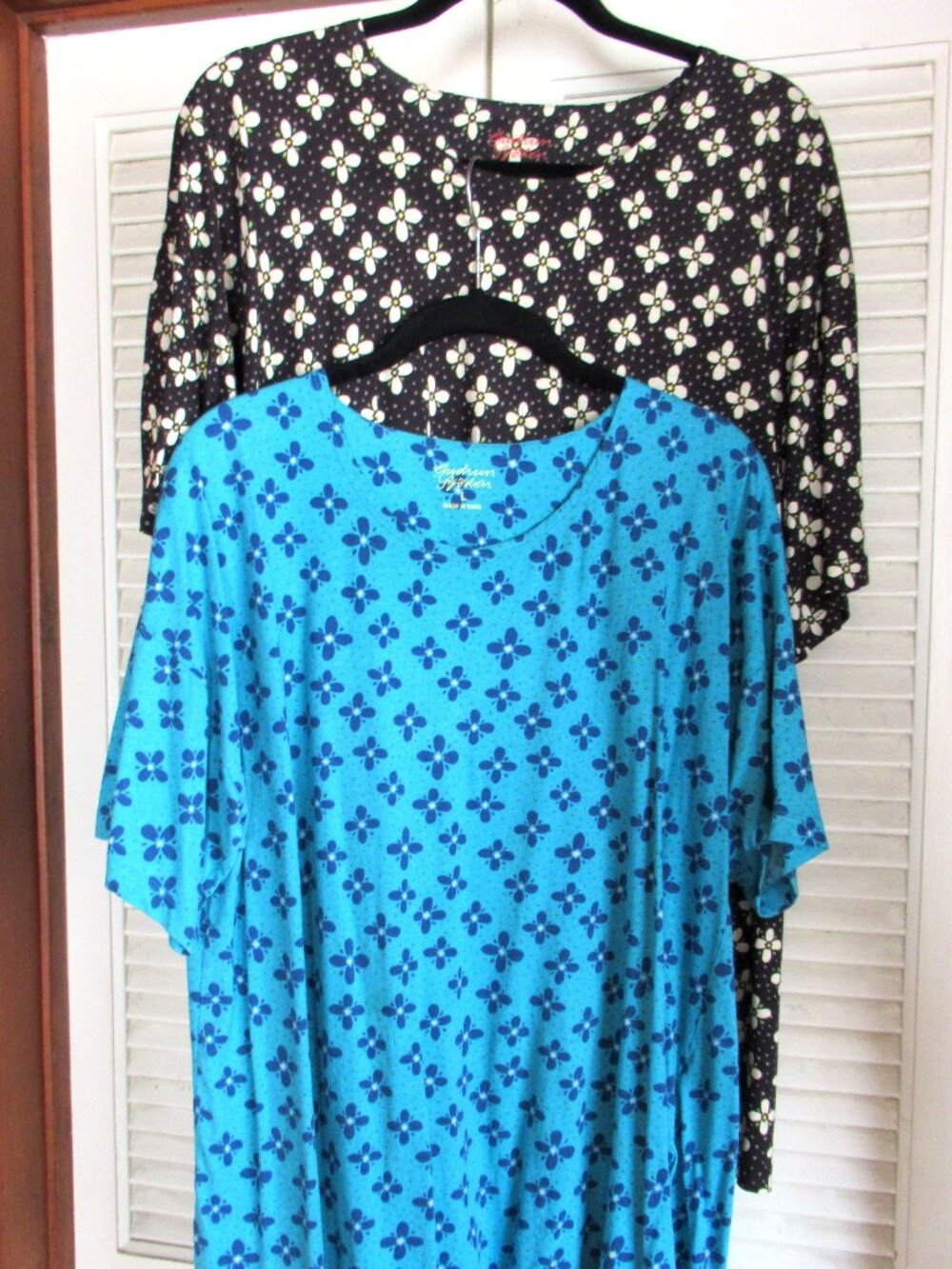 Two large oversized Gudrun cotton tops